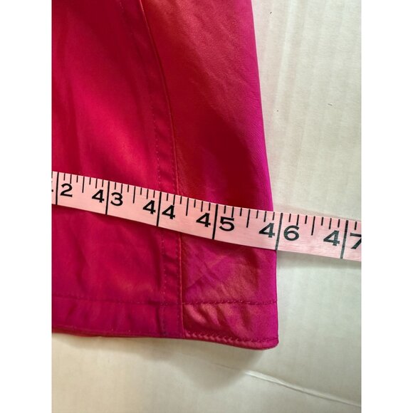 MycraPac One Women’s Pink Metallic Swing A-Line Raincoat SZ 1 S/M Minimalist - Picture 7 of 10